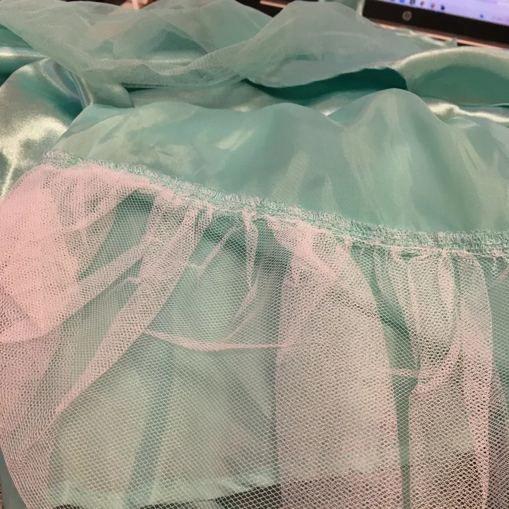 Cherokee Sleeveless Mint Green Dress - Size 14/16
